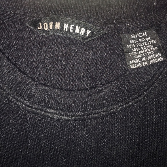 John Henry Black T-Shirt - Picture 2 of 4